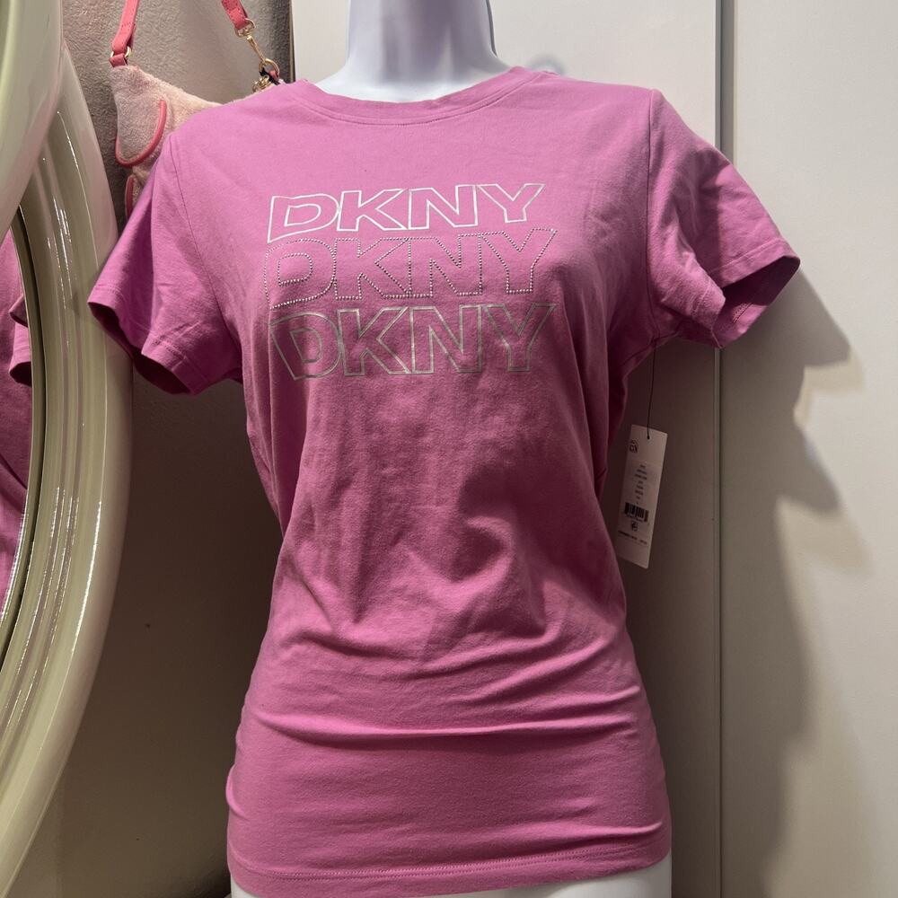 DKNY T-shirt Woman's Color Pink Size Small (NEW ORIGINAL WITH TAGS)